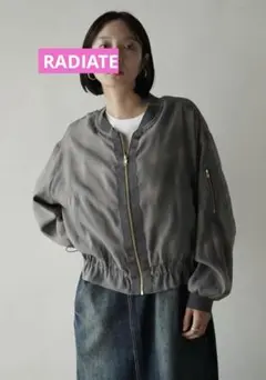 RADIATE チェックプリントブルゾン 未使用品 サイズ9号 定価12000円