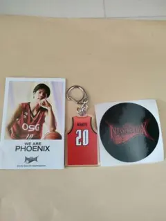 三遠ネオフェニックス根本大キーホルダー吉井裕鷹2526試合スケジュール　黒シール