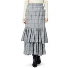 【SALE】SNIDEL ティアードボリュームスカート