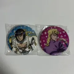 ジョジョの奇妙な冒険 JOJO WORLD3 缶バッジ ジョルノ ブチャラティ