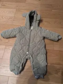 【美品】クマ耳 ロンパース ジャケット 裏起毛