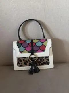 kate spade カラフル蛇デザインハンドバッグ - メルカリ