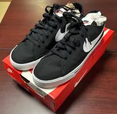 ナイキ COURT LEGACY CNVS メンスニーカー 27cm ブラック