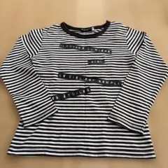 BeBe ストライプ 長袖カットソー 110