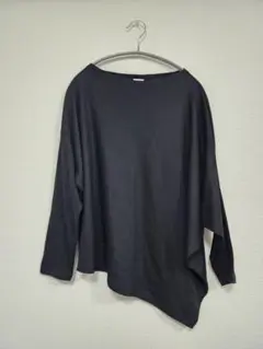 極美品✨【PUPILA】アシンメトリー ブラック 長袖 トップス ウール100%