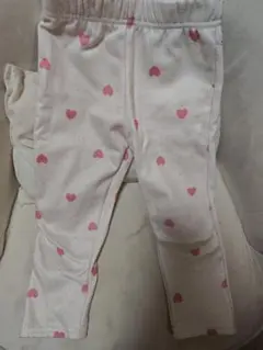 ハート柄ホワイトズボン