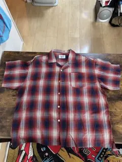 Keboz 半袖チェックシャツ 赤・青・白