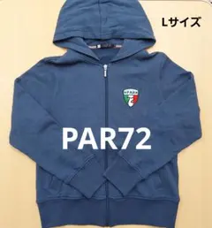PAR72 フルジップアップパーカー ネイビー ゴルフウェア　Lサイズ