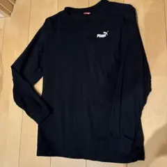 Puma 黒 長袖カットソー　ロンT 160