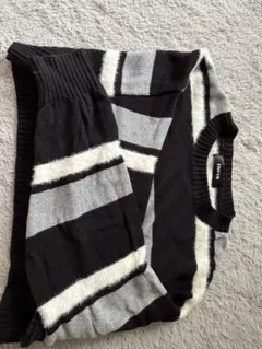 ENVYM ボーダー ニット トップス
