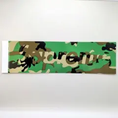 SUPREME CAMO GREEN BOX LOGO STICKER