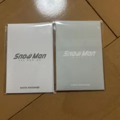 Snow Man 1st POP UP フォトカードセット渡辺翔太