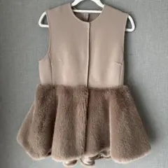 【人気】apuweiser-riche ファーベスト サイズ2