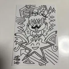 オリジナルぬりえはがき〜手描きイラスト ポストカード