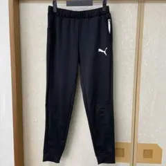 美品　PUMA メンズ黒 ジャージパンツ サイドポケット付き