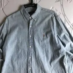 シャンブレーシャツ 長袖