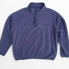 90s LL Bean フリース ハーフジップ　スナップT