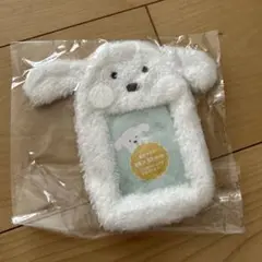 トイプーのモコフィー　窓付きポーチ　ホワイト　mocofy