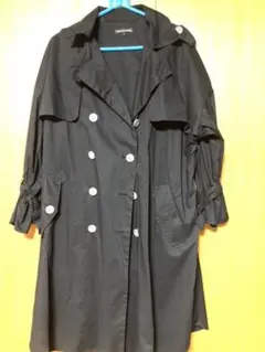 ボナジョルナータ　綿100%黒　薄手コート　サイズ7