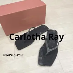 未使用 Carlotha Ray ロンハーマン サンダル 24.5-25㎝ 黒のサムネイル