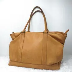 L.L.Bean　トートバッグ　本革　　肩掛け　ブラウン　大容量　ヴィンテージ