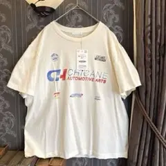 新品タグ付き★ZARA★ザラ　自動車アート グラフィックTシャツ Mサイズのサムネイル