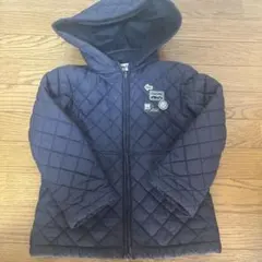 familiar ネイビー キルティングコート 120