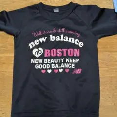 New Balance キッズ 半袖Tシャツ ブラック 140cm
