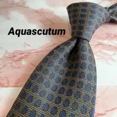単品購入OK! 2本選んで1本無料 ネクタイ アクアスキュータム 612