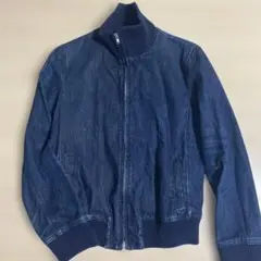 nouie デニムブルー ジップアップジャケット