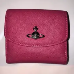 ヴィヴィアンウエストウッド 二つ折り 財布 パスケース ピンク