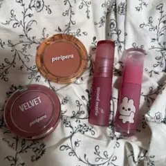 peripera チーク&リップ 4点セットのサムネイル