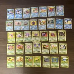 旧裏　ポケモンカード　水タイプ　草タイプ　セット