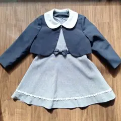 ボレロワンピースセット110卒園入園ファミリアベベボンポワミキハウスタルティーヌ