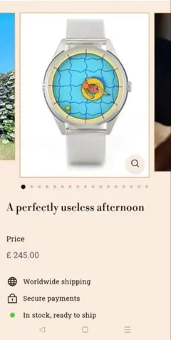 希少 動作品 Mr Jones Watches 完璧な午後