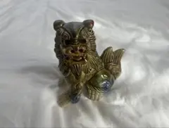 陶器製 獅子 置き物 縁起物