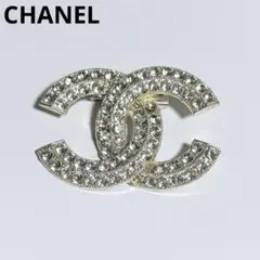 CHANEL シャネル ココマーク ラインストーン ブローチ ヴィンテージ