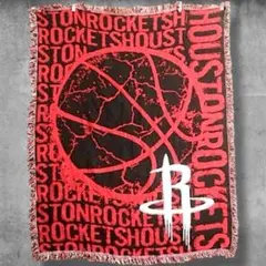 BPQF チーム ラグ タペストリー 古着 NBA ヒューストンロケッツ バスケ