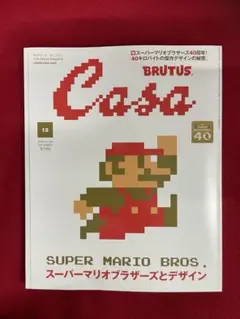 CASA BRUTUS スーパーマリオブラザーズとデザイン