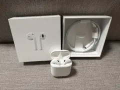 AirPods（第2世代）本体＋イヤホン＋箱＋充電ケーブル