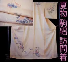 D161 夏着物　訪問着　紗　正絹　しつけ糸付き未使用極美品 D161 夏着物 訪問着 紗 正絹 しつけ糸付き未使用極美品 - メルカリ
