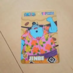 ワンピース　31アイス コラボカード　ジンベエ