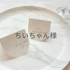ちいちゃん様専用　席札　結婚式　ウェディング　ペーパーアイテム　ブライダル