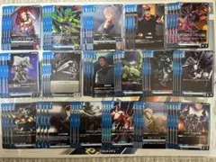 ガンダムカードゲーム　steel Requiem UC以下４コン　青