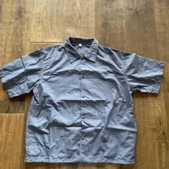 ＧＵ　ドライコーチシャツ五分袖グレイのサムネイル
