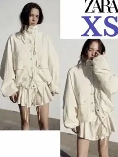 ZARA ナイロンポケットジャケット　XS ZARA ナイロンポケットジャケット XS｜Yahoo!フリマ（旧PayPayフリマ）