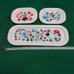 ムーミンキャラクター皿3枚セット