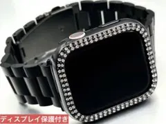 Apple Watch キラキラ　ステンレスバンド　ケース　カバー BGHA2
