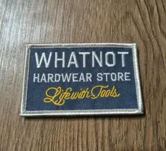 ワットノット WHATNOT ハードウェアストア ワッペン