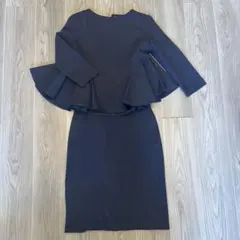 Dress Lab ワンピーススーツ Sサイズ ダークネイビー　卒業式　入学式